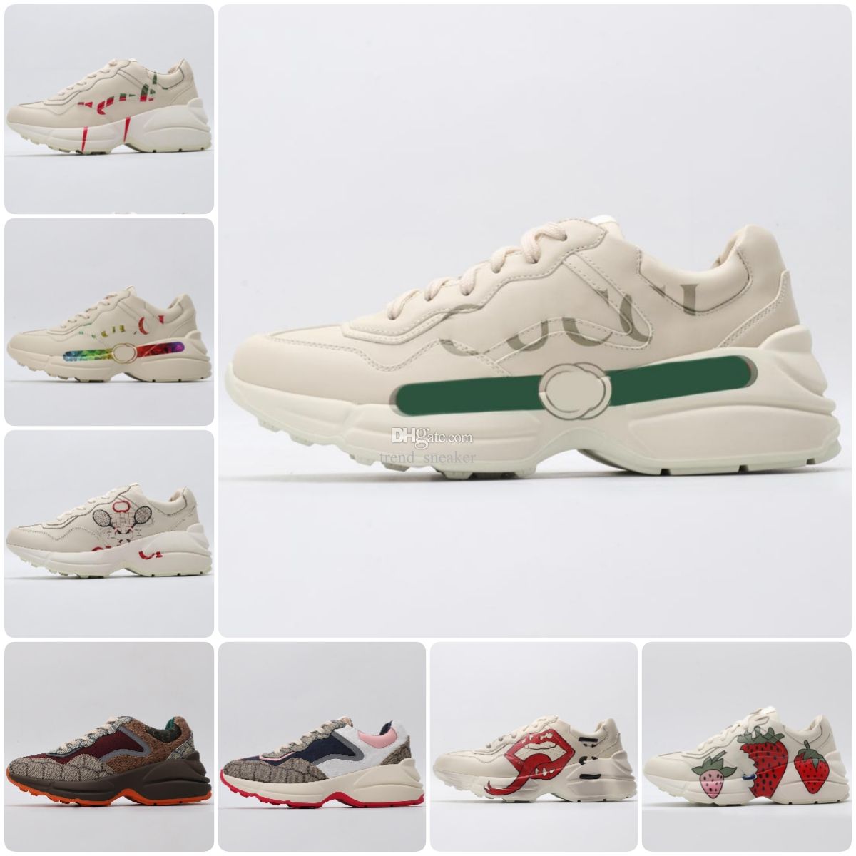 With Box Designer Sneakers GGity Shoes Designer Rhyton Sneakers Casual Shoes Women Chaussures Trainers Sneakers Platform Multicolor Mouth ET, 14
With Box Designer Sneakers GGity Shoes Designer Rhyton Sneakers Casual Shoes Women Chaussures Trainers Sneakers Platform Multicolor Mouth ET, 14