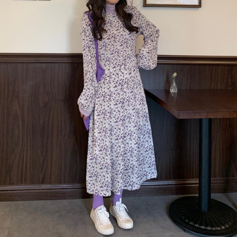 Casual Dresses Chic Elegant Women' Clothing Floral Dress Fashion Brand Spring Fall Winter Long Sleeve O-neck Plus Velvet Robe Longue, Tops and dress
Casual Dresses Chic Elegant Women' Clothing Floral Dress Fashion Brand Spring Fall Winter Long Sleeve O-neck Plus Velvet Robe Longue, Tops and dress