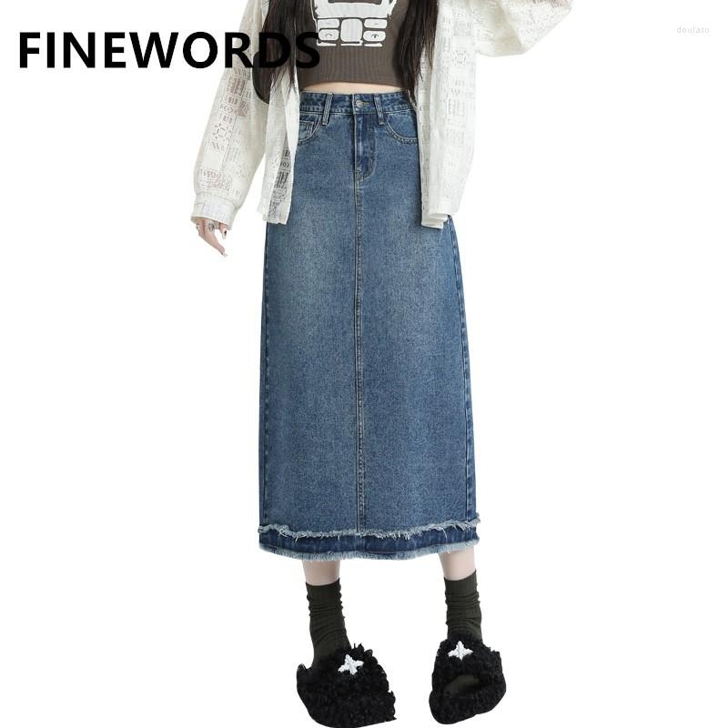 Skirts FIORDS Vintage Y2K Jeans Skirt Women Korean Streetwear Back Split Denim Washed Blue Summer Beach Straight Casual
Skirts FIORDS Vintage Y2K Jeans Skirt Women Korean Streetwear Back Split Denim Washed Blue Summer Beach Straight Casual