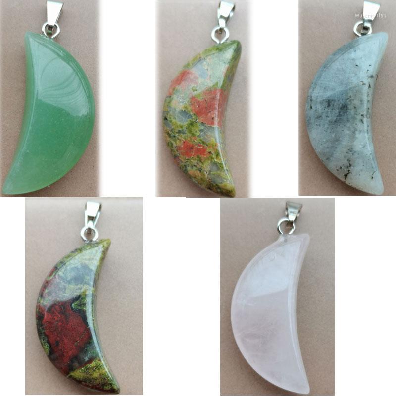 Pendant Necklaces Bloodstone Labradorite Aventurine Unaktie Pink Crystal Moon Bead WB1043
Pendant Necklaces Bloodstone Labradorite Aventurine Unaktie Pink Crystal Moon Bead WB1043