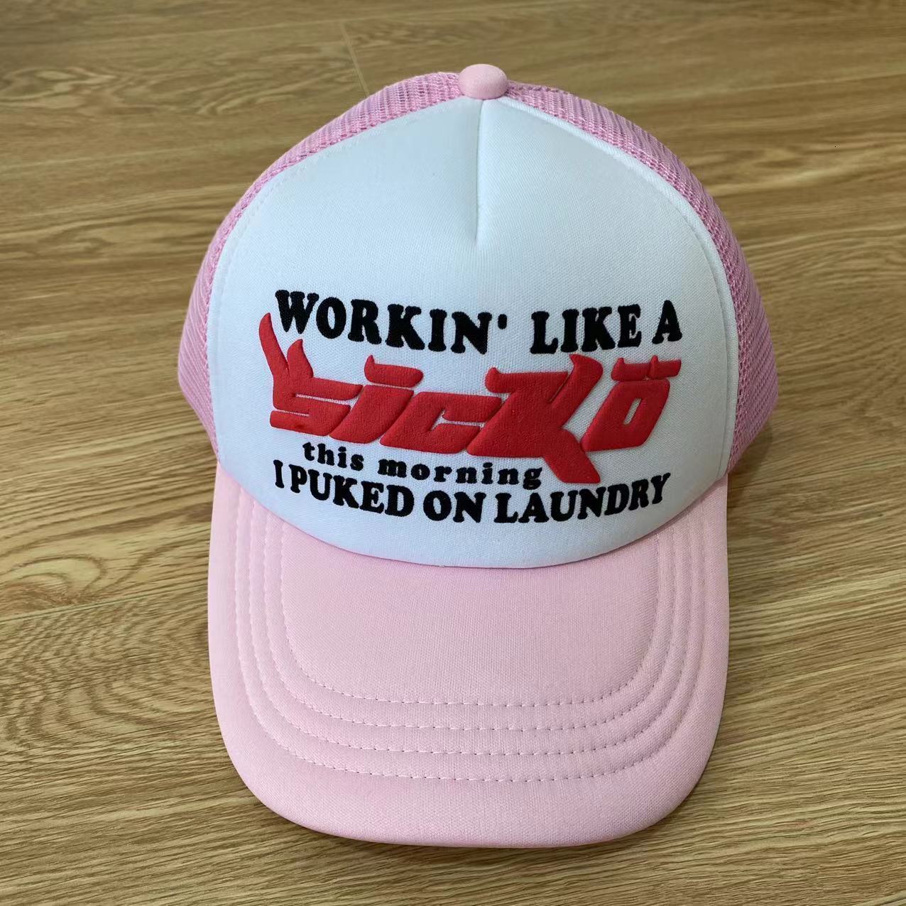 BeanieSkull Caps IAN CONNOR SICKO TRUCKER HAT Adjustable American Men Women Hip Hop Vintage Truck Hat Baseball Cap Atlanta Limited Skateboard Sun 2302