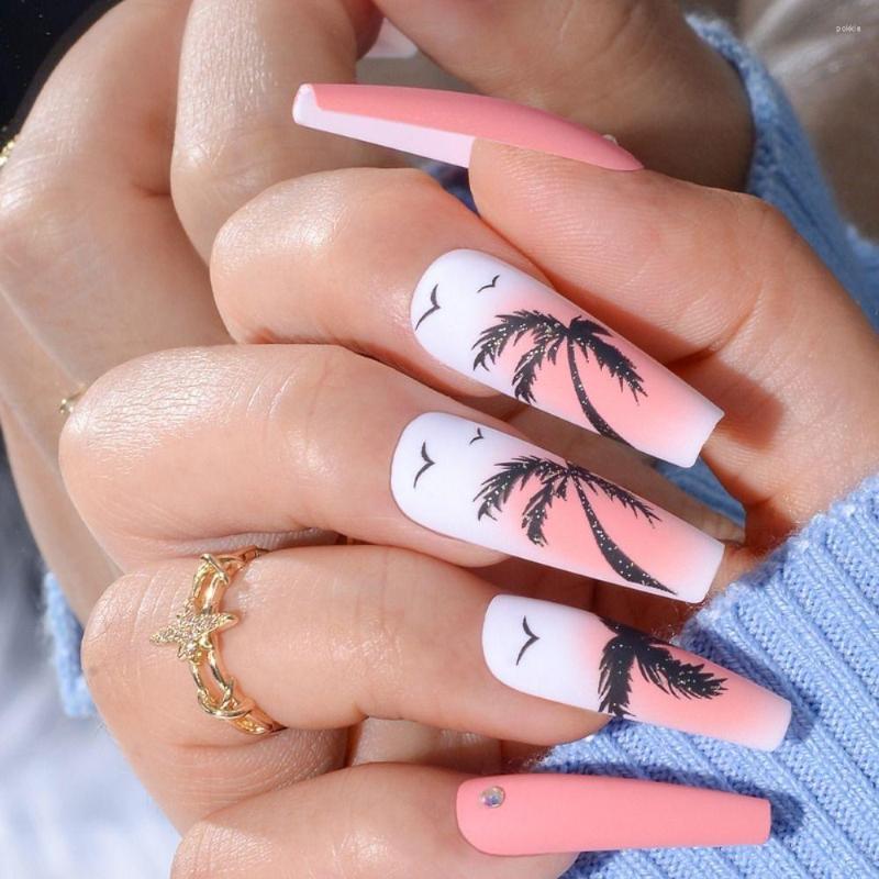 False Nails 24pcs Manicure Pink Cloud DIY Press On Fake Nials Black French Edge Long Ballerina, B1277
False Nails 24pcs Manicure Pink Cloud DIY Press On Fake Nials Black French Edge Long Ballerina, B1277