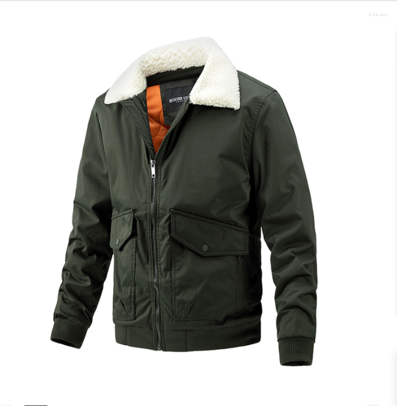 Men's Jackets Winter Style Men's Jacket Lapel Lamb Cashmere Thicken Fleece Casual European And N Young Coat, Navy blue
Men's Jackets Winter Style Men's Jacket Lapel Lamb Cashmere Thicken Fleece Casual European And N Young Coat, Navy blue