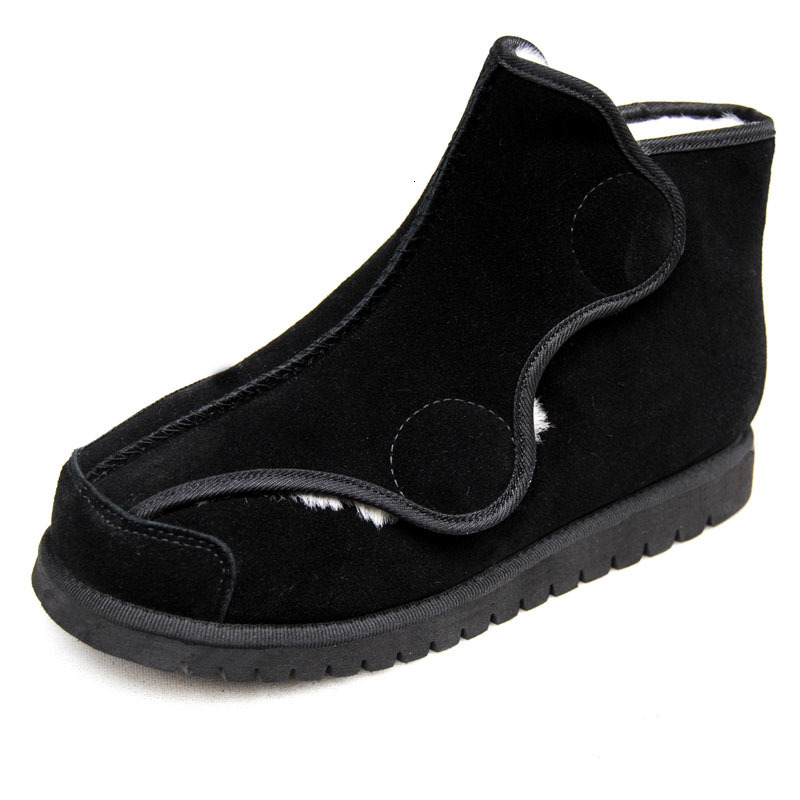 Dress Shoes Bigfoot Bone For The Elderly Oedema Widen Foot Add Fat Instep High Men And Women Bunions Winter Wool Boots diabetes 230213, Black
Dress Shoes Bigfoot Bone For The Elderly Oedema Widen Foot Add Fat Instep High Men And Women Bunions Winter Wool Boots diabetes 230213, Black