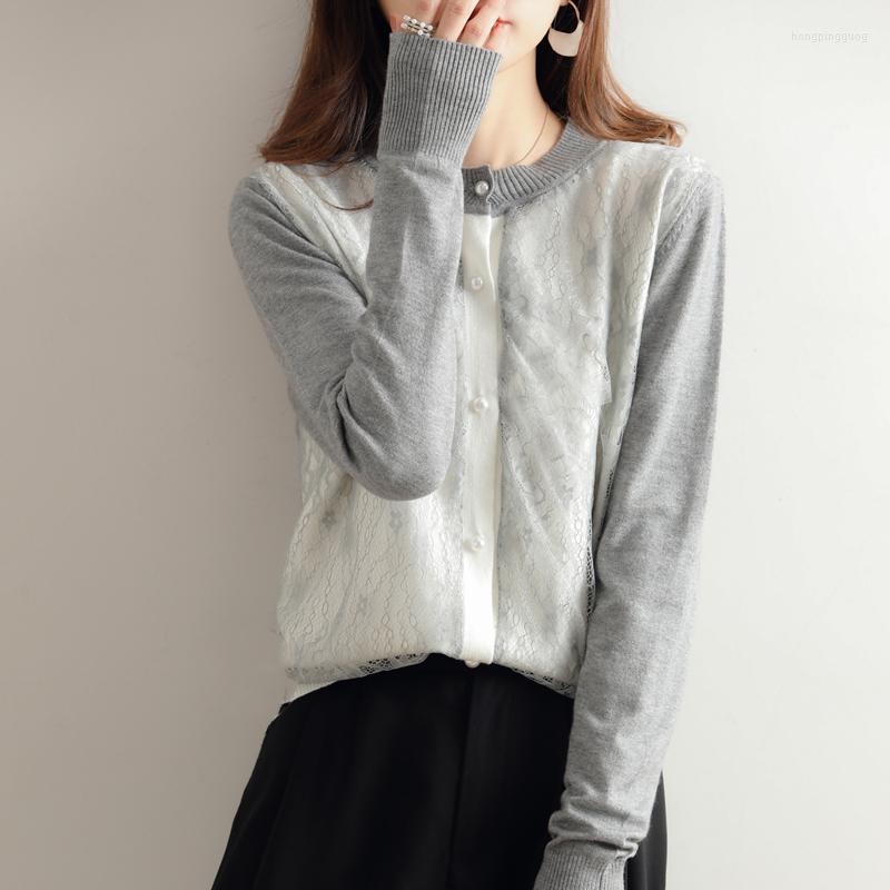 Women' Knits High-End Light Luxury Lace Stitching Wool Knitted Cardigan Coat Top Slim Fit Temperament Thin All-Match Long-Sleeved Top2023, Black
Women' Knits High-End Light Luxury Lace Stitching Wool Knitted Cardigan Coat Top Slim Fit Temperament Thin All-Match Long-Sleeved Top2023, Black