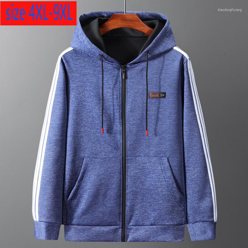 Men's Hoodies Arrival Autumn Winter Jackets Men Fashion Spring Loose Sportswear Hooded Casual Striped Super Large Plus Size 3XL-8XL 9XL, Blue
Men's Hoodies Arrival Autumn Winter Jackets Men Fashion Spring Loose Sportswear Hooded Casual Striped Super Large Plus Size 3XL-8XL 9XL, Blue