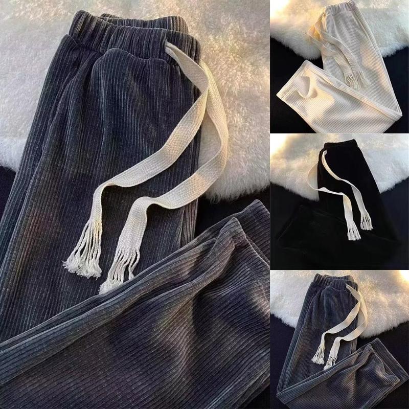 Men's Pants Korean Corduroy Men Elastic Waist Wide Leg Casual Sport Trousers Male Streetwear Harem Men's, Black
Men's Pants Korean Corduroy Men Elastic Waist Wide Leg Casual Sport Trousers Male Streetwear Harem Men's, Black