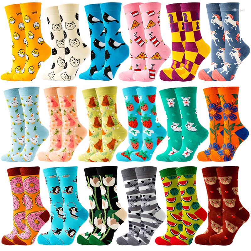 Women Socks 1pair Women's Flower Mujer Strawberry Watermelon Fruit Chaussette Animal Harajuku Style Cotton Happy Calcitines, 41
Women Socks 1pair Women's Flower Mujer Strawberry Watermelon Fruit Chaussette Animal Harajuku Style Cotton Happy Calcitines, 41
