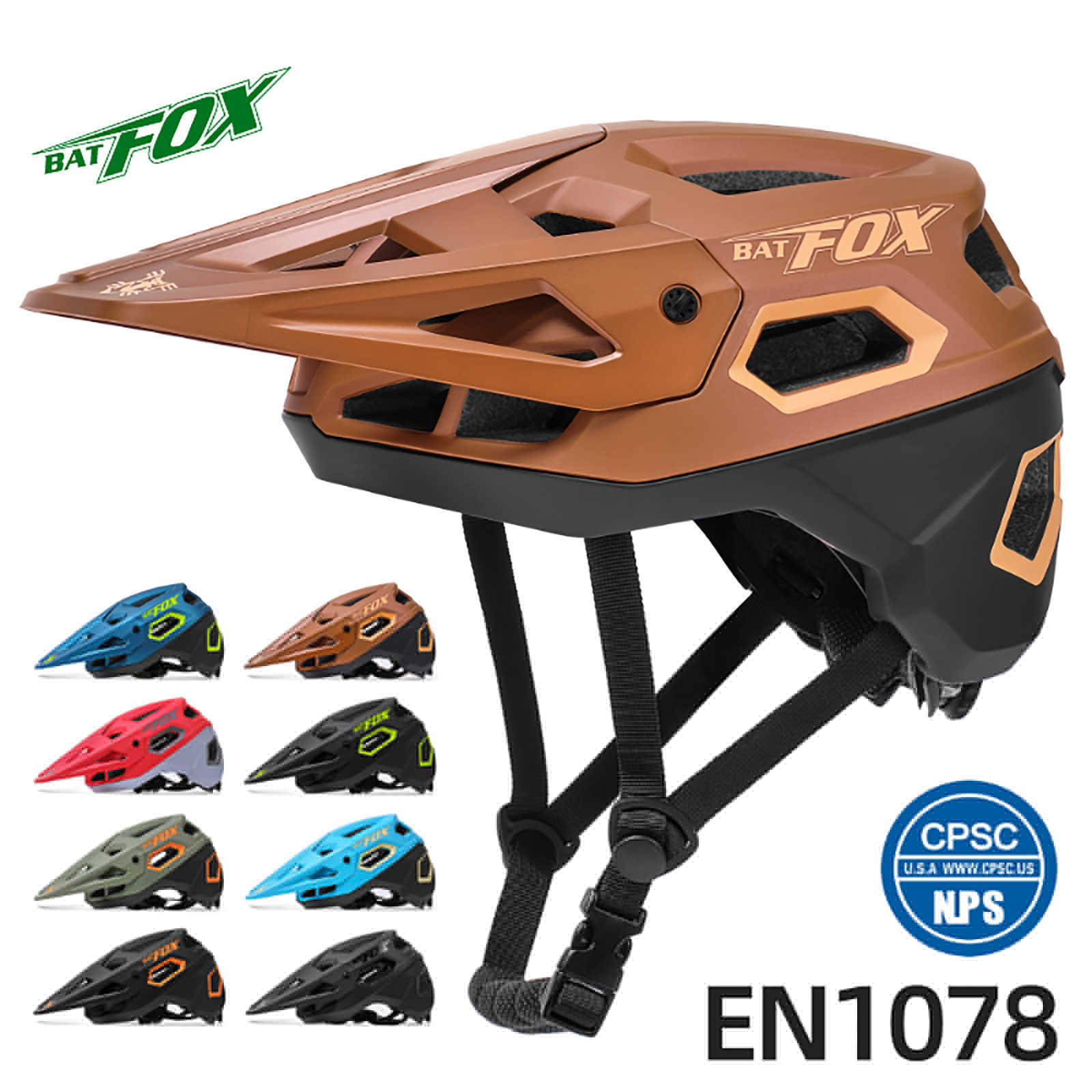 Cycling Helmets BATFOX NEW Cycling DH MTB Bicycle Helmet Integrallymolded Road Mountain Bike Helmets Ultralight CE Racing Riding Cycling Helmet J23021