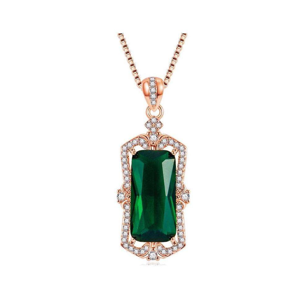 Pendant Necklaces Green Stone Emerald Diamond Necklace Charm Party Wedding Pendants For Women Luxury Jewelry Sier Drop Delivery Dh7Mc
Pendant Necklaces Green Stone Emerald Diamond Necklace Charm Party Wedding Pendants For Women Luxury Jewelry Sier Drop Delivery Dh7Mc