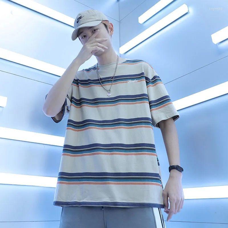 Men's T Shirts Mens T-shirt 2023 Summer Net Trend Ins Half Sleeve Men Loose Wild National Tide Striped Short Tshirt Retro, White
Men's T Shirts Mens T-shirt 2023 Summer Net Trend Ins Half Sleeve Men Loose Wild National Tide Striped Short Tshirt Retro, White