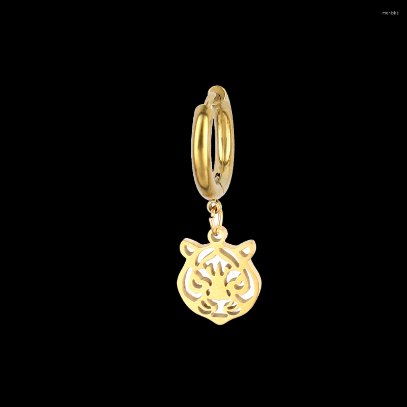Hoop Earrings Stainless Steel Leopard Pendant Dangle For Women Panther Head Charm Drop Zircon Hoops Punk Jewelry
Hoop Earrings Stainless Steel Leopard Pendant Dangle For Women Panther Head Charm Drop Zircon Hoops Punk Jewelry