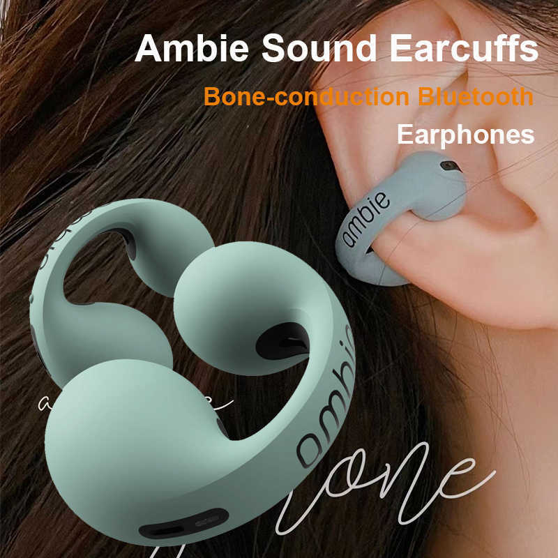 Headsets Ambie Sound Earcuffs Ear Auriculares Earring Type Wireless Bluetooth Earphones IPX5 Waterproof TWS Sport Headphones Earbuds J230214
Headsets Ambie Sound Earcuffs Ear Auriculares Earring Type Wireless Bluetooth Earphones IPX5 Waterproof TWS Sport Headphones Earbuds J230214