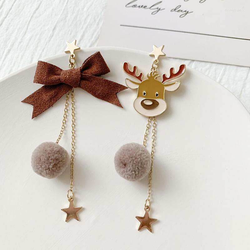Dangle Earrings Cute Christmas For Women Elk Bow Asymmetric Star Hair Ball Long Tassel Year Gifts Fashion Jewelry
Dangle Earrings Cute Christmas For Women Elk Bow Asymmetric Star Hair Ball Long Tassel Year Gifts Fashion Jewelry