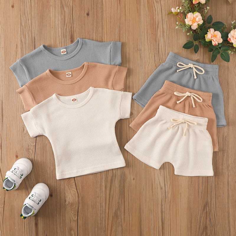 Clothing Sets New Toddler Baby Boys Girls Clothes Summer Short Sleeve Solid Soft Cotton Waffle Knit TShirtsShorts PCS Children Set, Beige
Clothing Sets New Toddler Baby Boys Girls Clothes Summer Short Sleeve Solid Soft Cotton Waffle Knit TShirtsShorts PCS Children Set, Beige