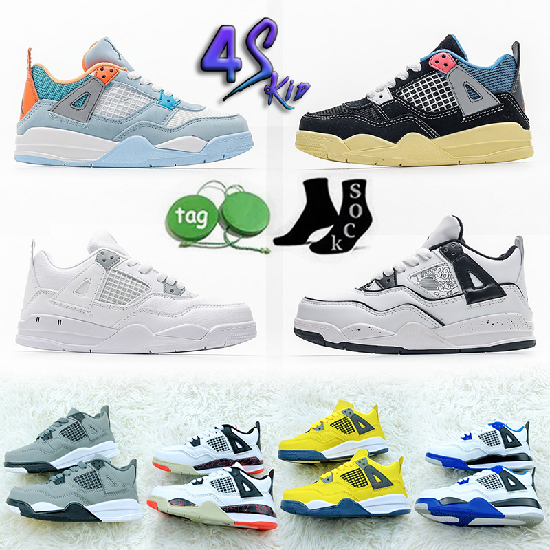 Kids Shoes PS 4 4s Infants Sport Sneakers Fire Red Bred What The Sail University Blue Royalty Pure Money Basketball Shoes Mens Chaussures
Kids Shoes PS 4 4s Infants Sport Sneakers Fire Red Bred What The Sail University Blue Royalty Pure Money Basketball Shoes Mens Chaussures