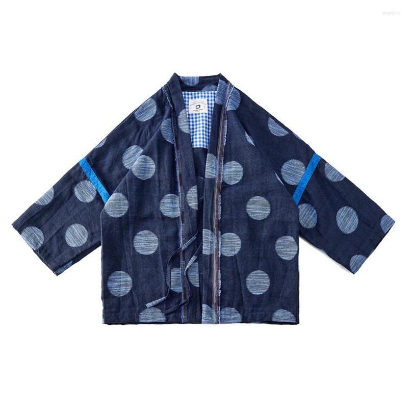 Men' Jackets Japanese Vintage Washed Embroidery Indigo Jacket Men Spring Autumn Thin Raglan Sleeve Yarn Dyed Robe Casual Cardigan Coat
Men' Jackets Japanese Vintage Washed Embroidery Indigo Jacket Men Spring Autumn Thin Raglan Sleeve Yarn Dyed Robe Casual Cardigan Coat