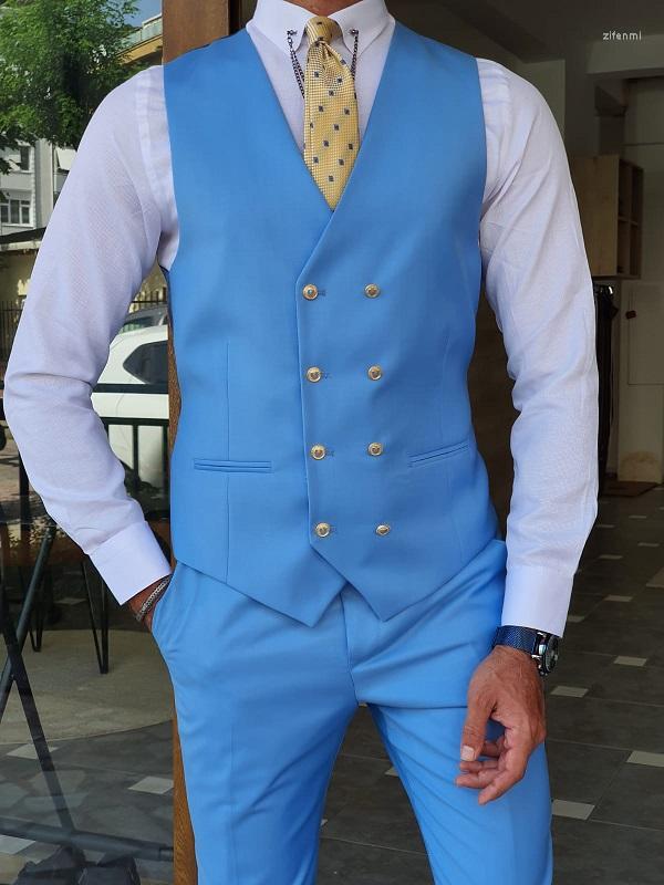 Men's Suits 2 Pcs Men's Waistcoat Trousers Business Formal Suit For Occasions Grossmen Wedding (Vests Pants), Black
Men's Suits 2 Pcs Men's Waistcoat Trousers Business Formal Suit For Occasions Grossmen Wedding (Vests Pants), Black