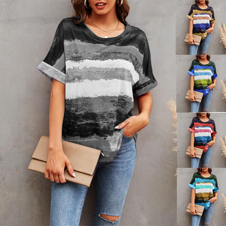 Women's T Shirts L-5xl Women Shirt Striped Gradient Short Sleeve Crop Top Y2k Clothes Vintage Gothic Streetwear Clothing Tees, Red
Women's T Shirts L-5xl Women Shirt Striped Gradient Short Sleeve Crop Top Y2k Clothes Vintage Gothic Streetwear Clothing Tees, Red
