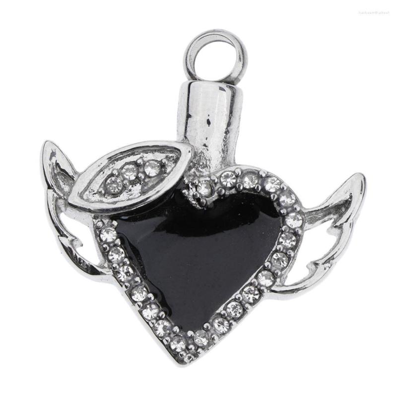 Pendant Necklaces Stainless Steel Crystal Urn Heart Memorial Keepsake Charms Ash Holder Cremation Jewelry For Pet Ashes
Pendant Necklaces Stainless Steel Crystal Urn Heart Memorial Keepsake Charms Ash Holder Cremation Jewelry For Pet Ashes