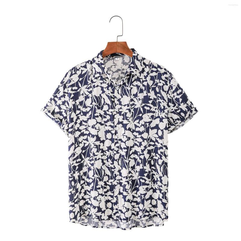 Men' Casual Shirts Men Fashion Summer Leisure Seaside Flower Shirt Short Sleeve T Top, Dark blue
Men' Casual Shirts Men Fashion Summer Leisure Seaside Flower Shirt Short Sleeve T Top, Dark blue