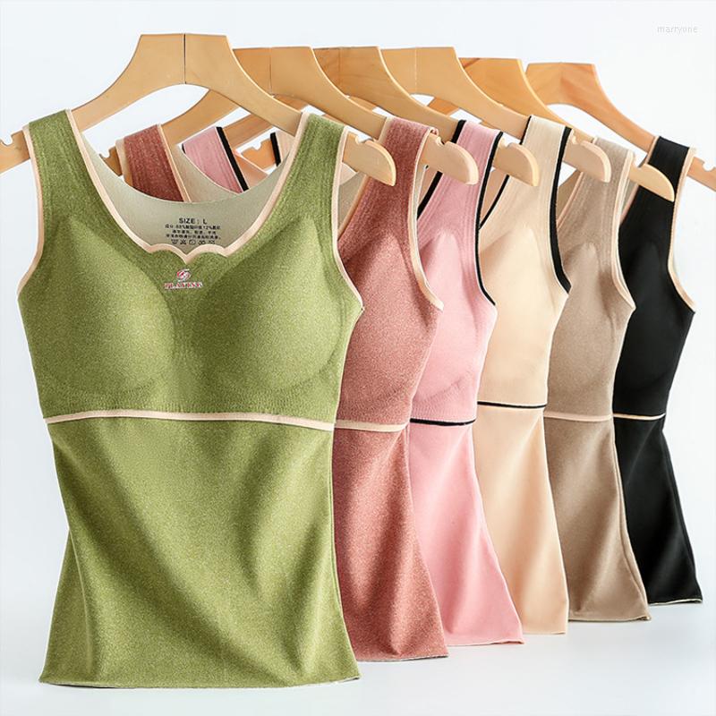 Camisoles & Tanks Padded And Thickened Thermal Vest Bra Women's Hundred Bottoming Shirt Slim No Trace Underwear, Pink single
Camisoles & Tanks Padded And Thickened Thermal Vest Bra Women's Hundred Bottoming Shirt Slim No Trace Underwear, Pink single