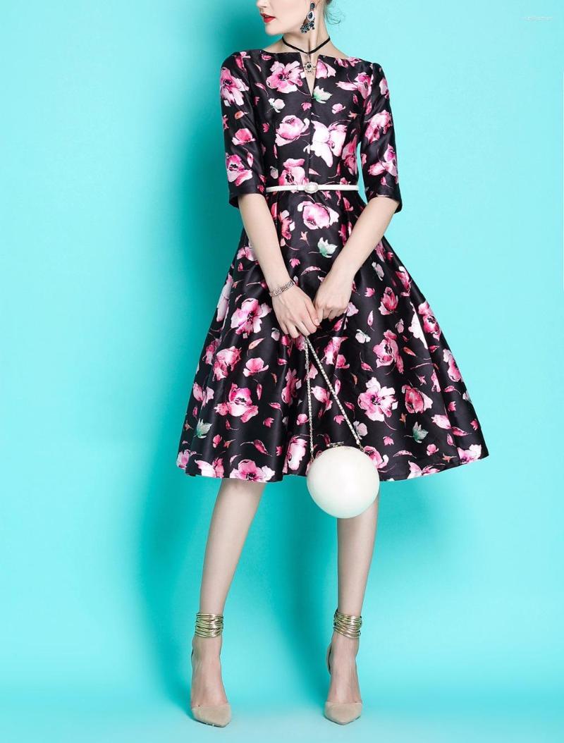 Party Dresses -3XL 2023 Spring Summer V-Neck Slim A-line Dress Lady Long Print Floral Women Elegant Half Sleeve, Picture shown
Party Dresses -3XL 2023 Spring Summer V-Neck Slim A-line Dress Lady Long Print Floral Women Elegant Half Sleeve, Picture shown