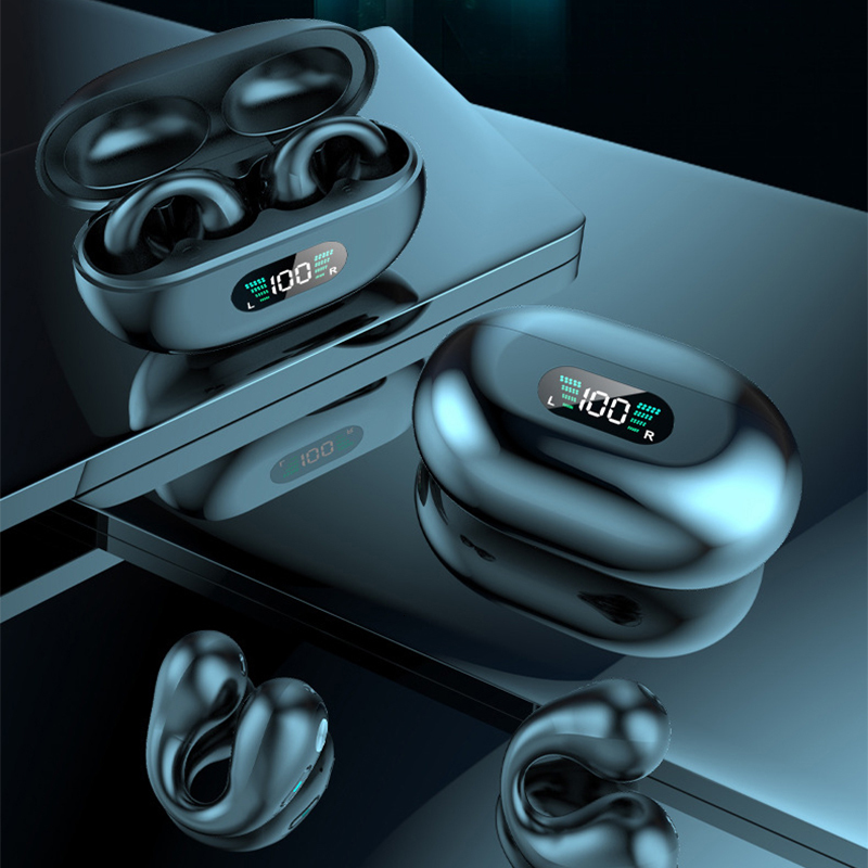 Cell Phone Earphones TWS for Ambie Sound Earcuffs Ear Bone Conduction Earring Wireless Bluetooth Sport Headphones Earbuds Phones 230214