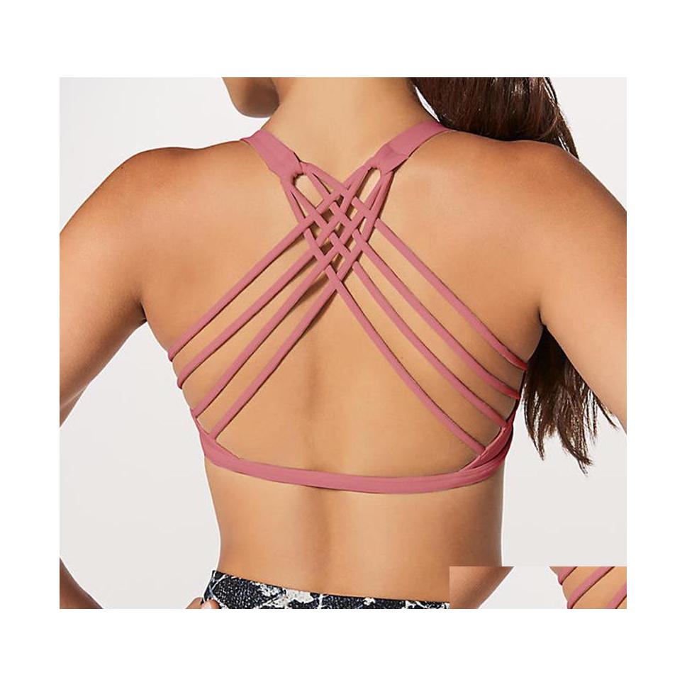 Yoga Outfits Doublesided Nylon Sports Bra Cross Back Sexy Lu Women Underwears Shockproof Running Fitness Workout Gym Clothes Drop De Dhank, Black
Yoga Outfits Doublesided Nylon Sports Bra Cross Back Sexy Lu Women Underwears Shockproof Running Fitness Workout Gym Clothes Drop De Dhank, Black