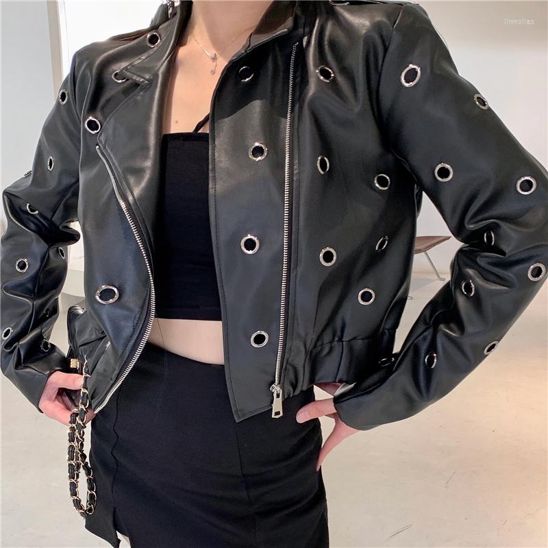 Women' Jackets Vintage Fashion Women Faux Leather Zipper Jacket Coat Autumn Elegant Long Sleeve Female Casual PU Short Outerwear, Black
Women' Jackets Vintage Fashion Women Faux Leather Zipper Jacket Coat Autumn Elegant Long Sleeve Female Casual PU Short Outerwear, Black