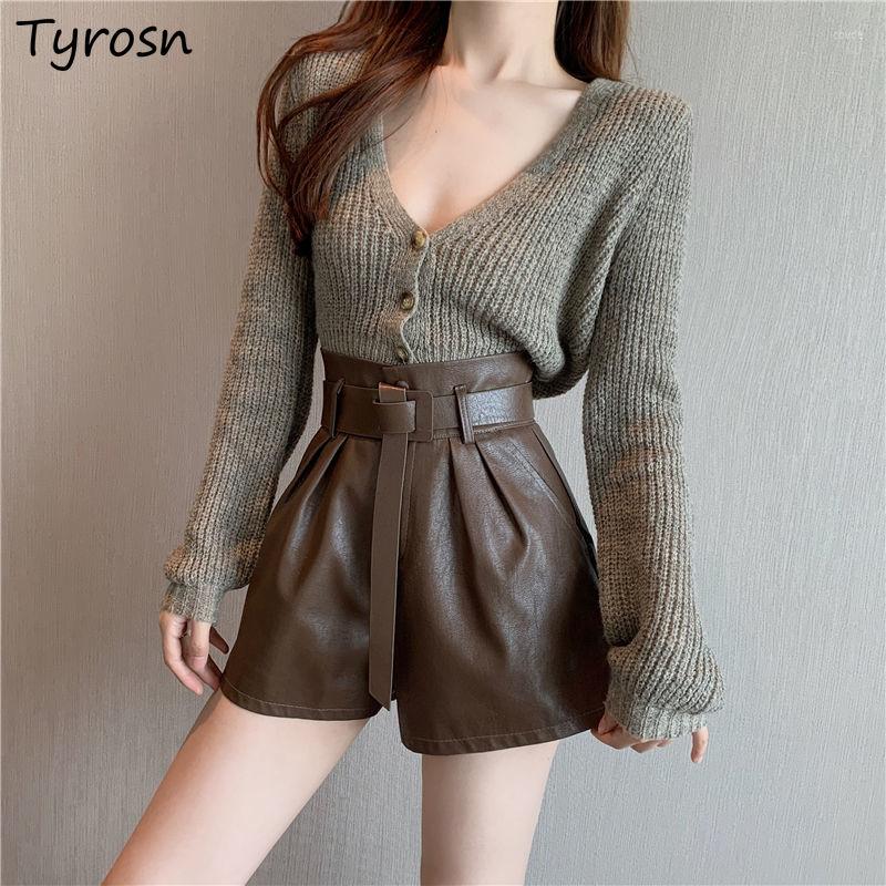 Women' Shorts Pu High Waist Waistband Women Fashion Korean Style A Line Punk All Match Streetwear Autumn Winter Harajuku Chic Leisure, Black
Women' Shorts Pu High Waist Waistband Women Fashion Korean Style A Line Punk All Match Streetwear Autumn Winter Harajuku Chic Leisure, Black
