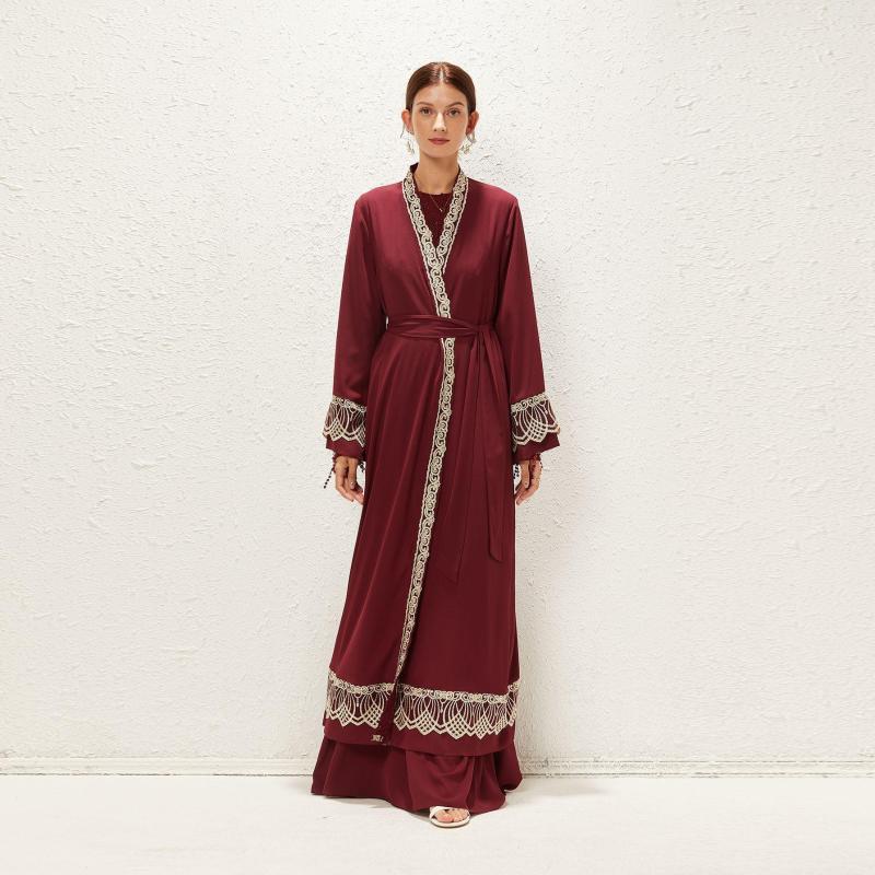 Ethnic Clothing Robe Femme Musulmane 2023 Impenetrable Chiffon Solid Color Muslim Middle East Dubai Women's Coat Cardigan Abayas For
Ethnic Clothing Robe Femme Musulmane 2023 Impenetrable Chiffon Solid Color Muslim Middle East Dubai Women's Coat Cardigan Abayas For