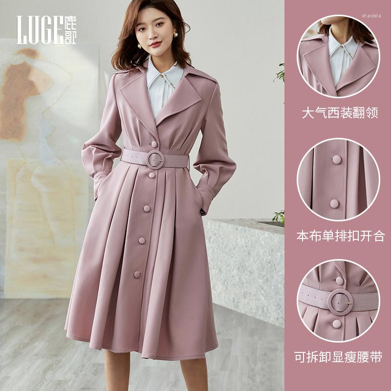 Women's Trench Coats 2023 Spring And Autumn Fashion Waist Closing Coat Temperament Age Reducing Windbreaker Women's Middle, Pink
Women's Trench Coats 2023 Spring And Autumn Fashion Waist Closing Coat Temperament Age Reducing Windbreaker Women's Middle, Pink