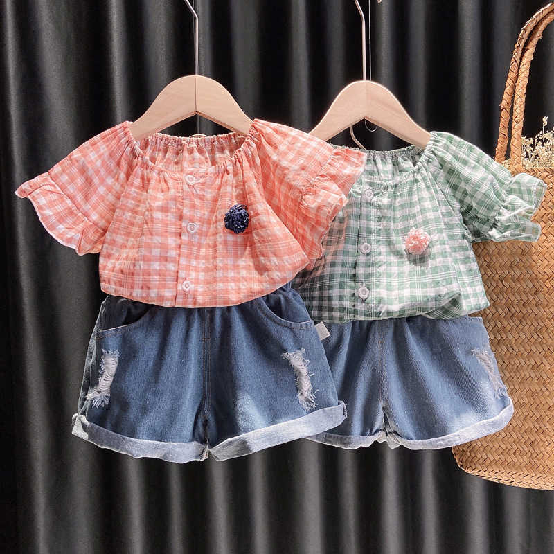 LZH Summer Children's Clothing Fashion Plaid Pcs Outfit Short Sleeve Kids Costume Girls Sets Year Baby Suit, Red
LZH Summer Children's Clothing Fashion Plaid Pcs Outfit Short Sleeve Kids Costume Girls Sets Year Baby Suit, Red