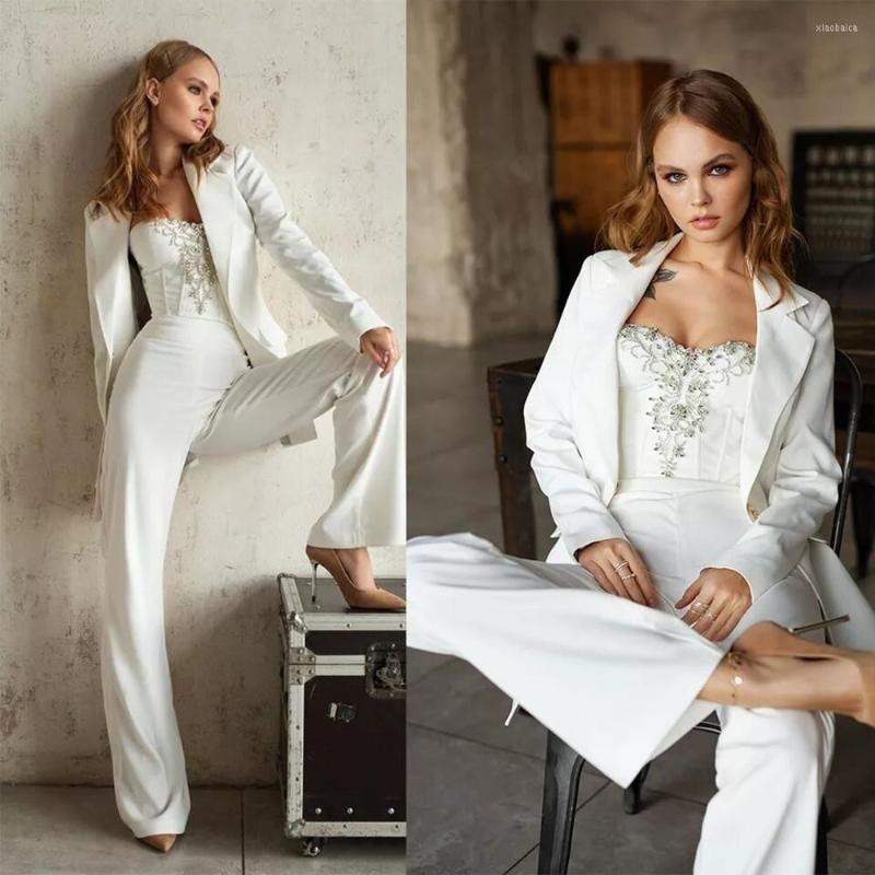 Women' Two Piece Pants 2023 Women Wedding Tuxedos 3 Pieces Sets Beading Office Lady Blazer Suits Female High Waist Custom, Beige
Women' Two Piece Pants 2023 Women Wedding Tuxedos 3 Pieces Sets Beading Office Lady Blazer Suits Female High Waist Custom, Beige