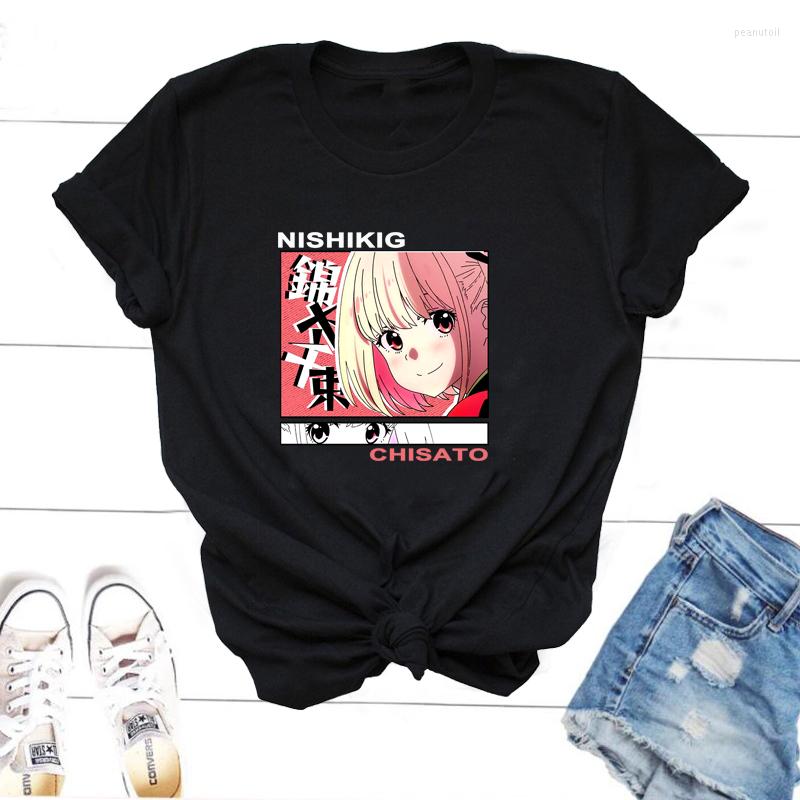 Women' T Shirts Lycoris Recoil Cute Nishikigi Chisato Fuuny Graphic Kawaii Shirt Summer Cotton Short Sleeve Tee Streetwear Tops, Black
Women' T Shirts Lycoris Recoil Cute Nishikigi Chisato Fuuny Graphic Kawaii Shirt Summer Cotton Short Sleeve Tee Streetwear Tops, Black