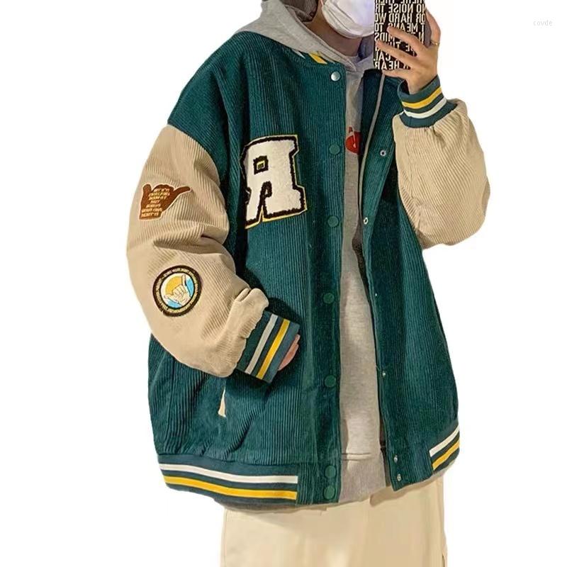 Men's Jackets 2023 Baseball Corduroy Jacket Men's Spring Autumn Letter Printed Hip Hop Couple Uniform Long Sleeve Have Linning Punk, Black
Men's Jackets 2023 Baseball Corduroy Jacket Men's Spring Autumn Letter Printed Hip Hop Couple Uniform Long Sleeve Have Linning Punk, Black