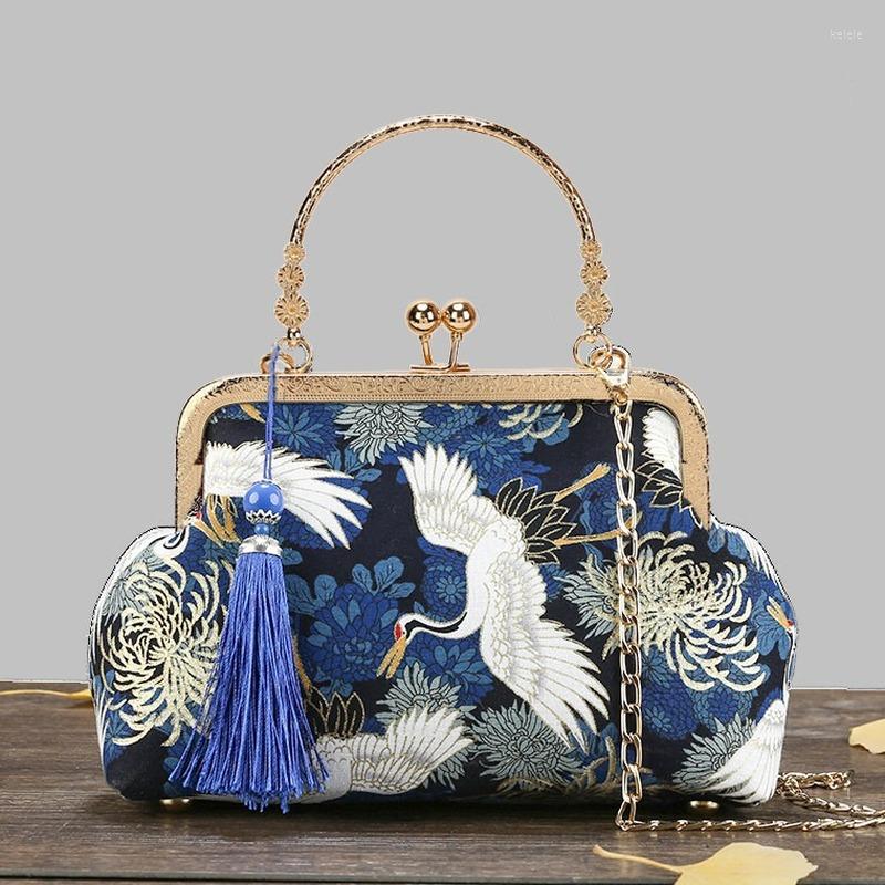 Evening Bags Fashion 2023 Vintage Printing Fringe Bag Small Shell Chain Women Shoulder Crossbody Women's Handbags Purses, Blue
Evening Bags Fashion 2023 Vintage Printing Fringe Bag Small Shell Chain Women Shoulder Crossbody Women's Handbags Purses, Blue
