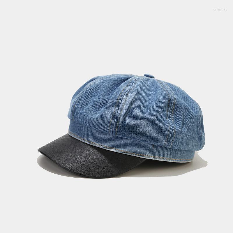 Berets LDSLYJR Spring And Autumn Retro Style Denim Solid Sboy Hat Octagonal Beret Cap For Men Women 100, Black
Berets LDSLYJR Spring And Autumn Retro Style Denim Solid Sboy Hat Octagonal Beret Cap For Men Women 100, Black