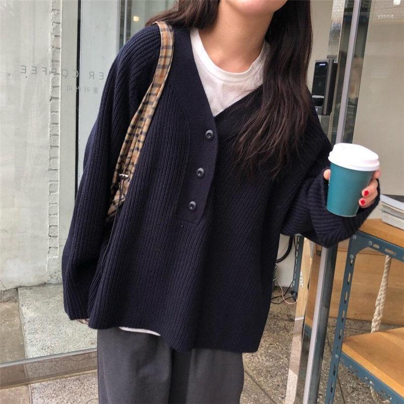 Women's Sweaters Fashion Women's Retro Soft V-neck High-quality 2023 Warm And Elegant Knitted Casual Top Solid Color Loose Sweater, Blue
Women's Sweaters Fashion Women's Retro Soft V-neck High-quality 2023 Warm And Elegant Knitted Casual Top Solid Color Loose Sweater, Blue