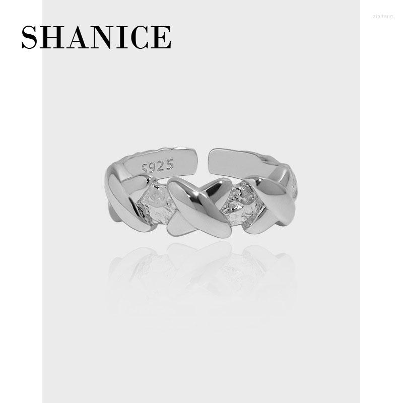 Cluster Rings SHANICE Korean Ins Niche Design Minimalist And Versatile Single Three X Texture S925 Sterling Silver Open Ring Female Jewelry
Cluster Rings SHANICE Korean Ins Niche Design Minimalist And Versatile Single Three X Texture S925 Sterling Silver Open Ring Female Jewelry