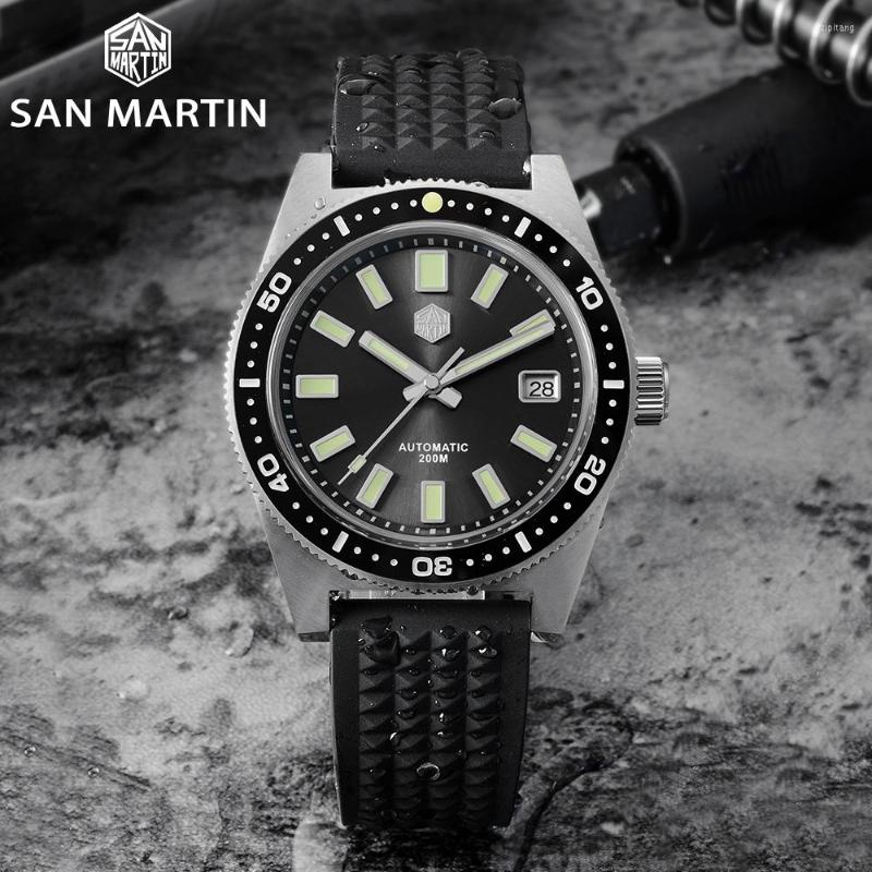 Wristwatches San Martin Est 62MAS V4 Stainless Steel Dive Men Automatic Watches Sapphire 200M Waterproof 12dot Luminous Bezel Wristwatch, Blue-r no logo
Wristwatches San Martin Est 62MAS V4 Stainless Steel Dive Men Automatic Watches Sapphire 200M Waterproof 12dot Luminous Bezel Wristwatch, Blue-r no logo