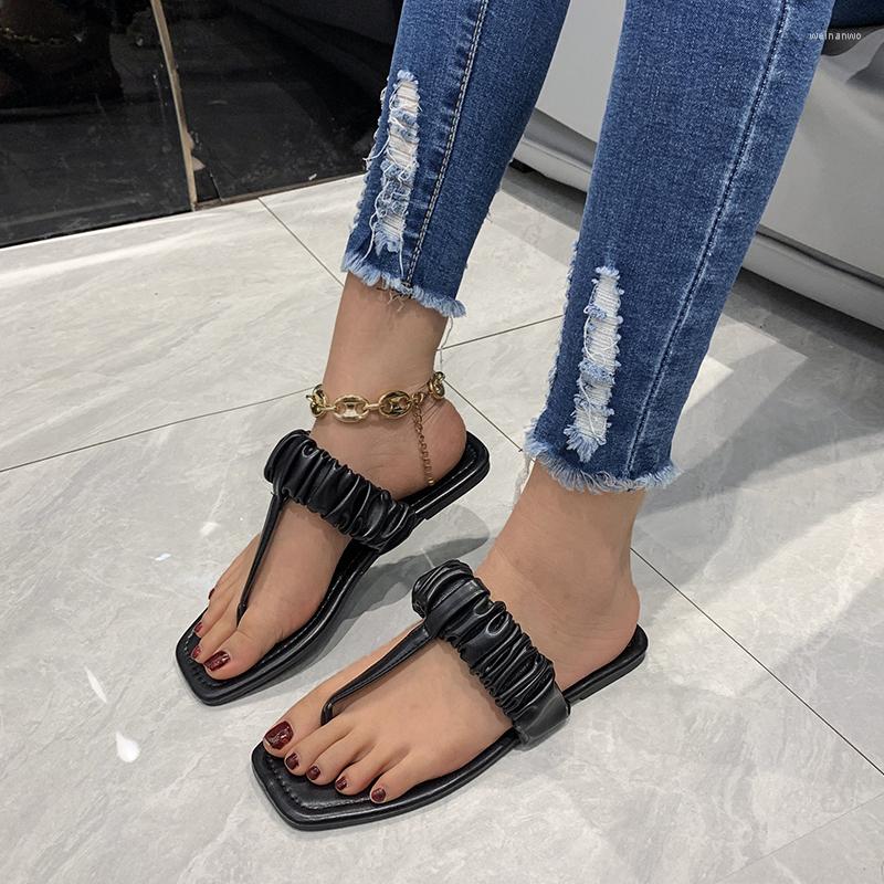 Slippers Flip Flops Fashion Women Shoes Pu Leather Clip Toe T Tied Sandals 2023 Summer Ladies Flat Woman Beach Female Casual, Black
Slippers Flip Flops Fashion Women Shoes Pu Leather Clip Toe T Tied Sandals 2023 Summer Ladies Flat Woman Beach Female Casual, Black