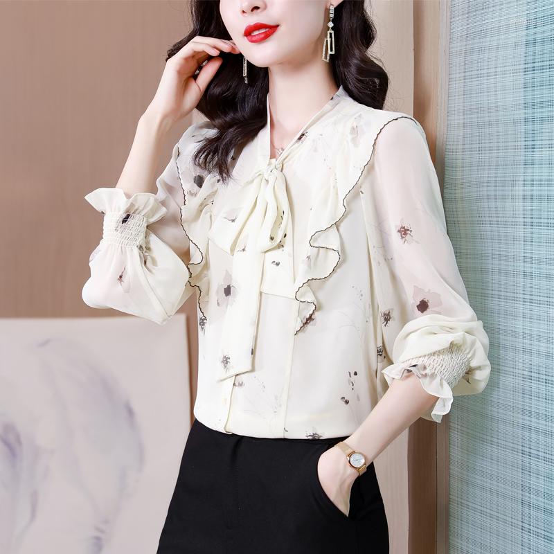 Women's Blouses Fashion Women Blouse Elegant Ruffle Bow Chiffon Spring Summer 2023 Long Sleeve Shirt Top Office Lady Formal Shirts, White
Women's Blouses Fashion Women Blouse Elegant Ruffle Bow Chiffon Spring Summer 2023 Long Sleeve Shirt Top Office Lady Formal Shirts, White
