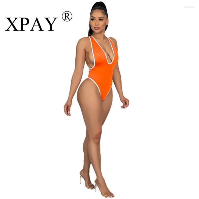 Women' Swimwear Summer Women Sexy V-neck Backless Swimsuit Beach Holiday Solid Color Bodysuit X10938, Orange
Women' Swimwear Summer Women Sexy V-neck Backless Swimsuit Beach Holiday Solid Color Bodysuit X10938, Orange