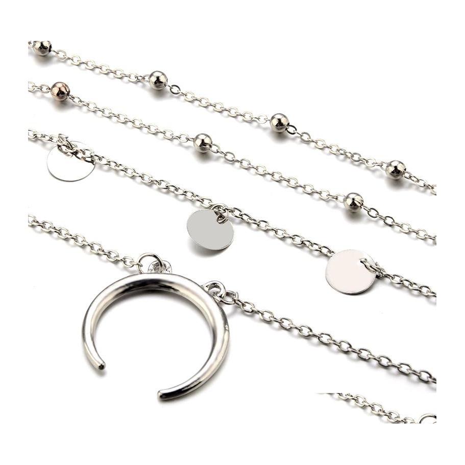 Chokers Pretty Necklace Beautifly Long Moon Pendants Gold Color Coin Chocker Boho Chain Mtilayer Drop Delivery Jewelry Necklaces Dhefw
Chokers Pretty Necklace Beautifly Long Moon Pendants Gold Color Coin Chocker Boho Chain Mtilayer Drop Delivery Jewelry Necklaces Dhefw