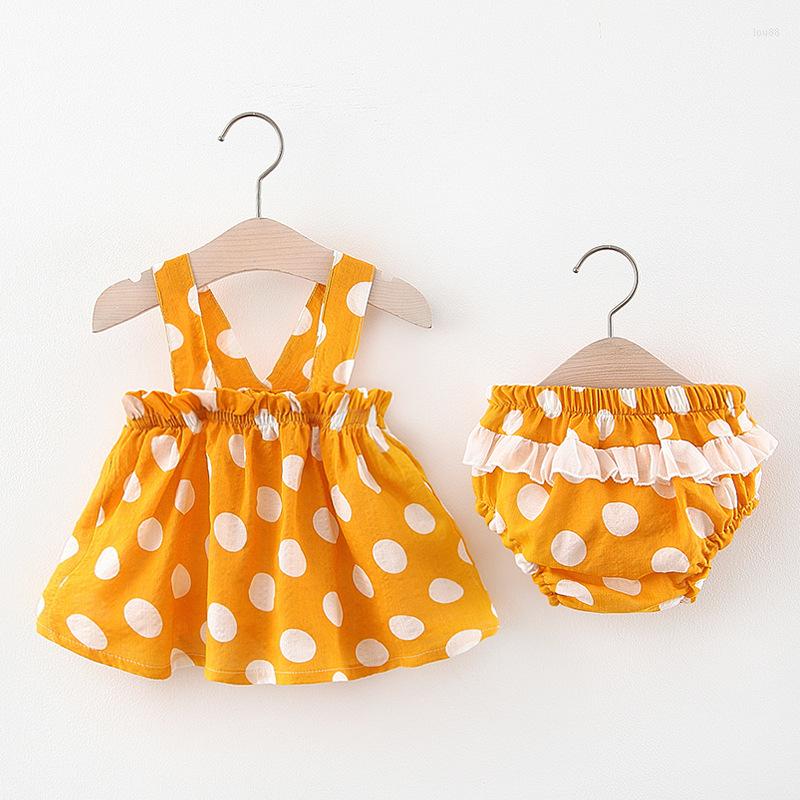 Girl Dresses Fashion Summer Baby Dress 2pcs Sets Dot Print Strap Princess With PP Pants Party Wedding Lovely Sundress, Ye
Girl Dresses Fashion Summer Baby Dress 2pcs Sets Dot Print Strap Princess With PP Pants Party Wedding Lovely Sundress, Ye