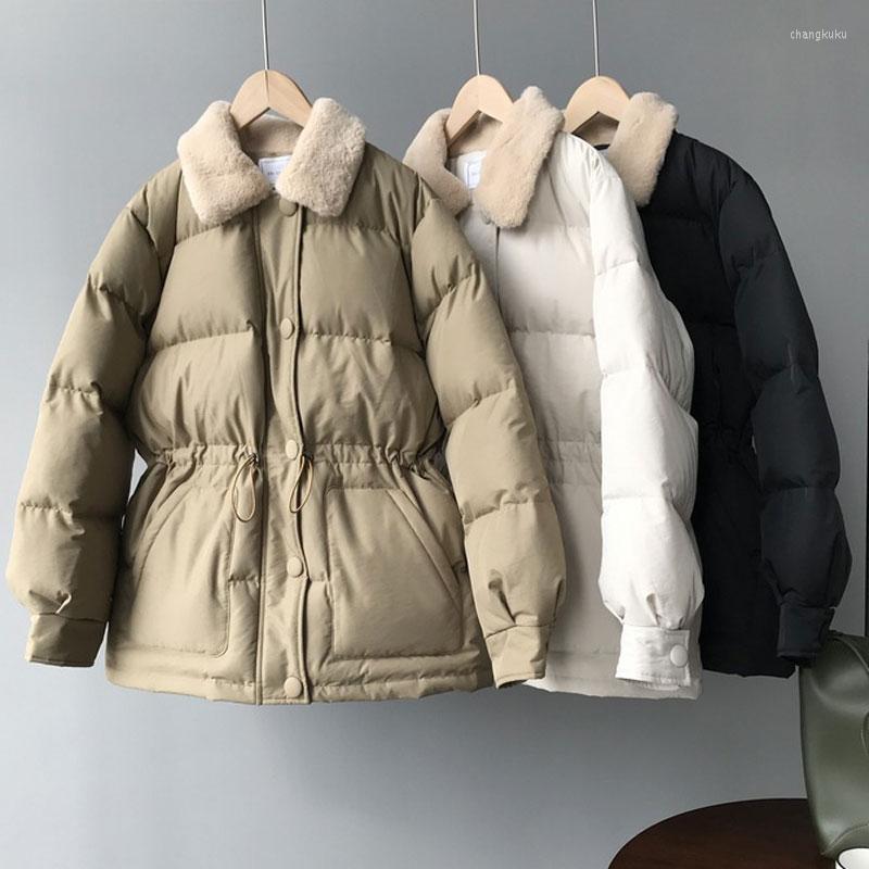 Women's Trench Coats Herstory Women Winter Parka Coat Loose Fur Collar Parkas Thick Waist Adjust Long Sleeve Zipper Pockets Female Overcoat, Black
Women's Trench Coats Herstory Women Winter Parka Coat Loose Fur Collar Parkas Thick Waist Adjust Long Sleeve Zipper Pockets Female Overcoat, Black