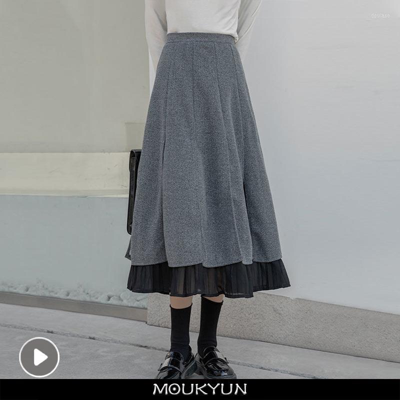 Skirts MOUKYUN Gothic Slim Skirt Women High Waist Harajuku Midi Long Female Casual Patchwork Street Korean Faldas, Grey
Skirts MOUKYUN Gothic Slim Skirt Women High Waist Harajuku Midi Long Female Casual Patchwork Street Korean Faldas, Grey