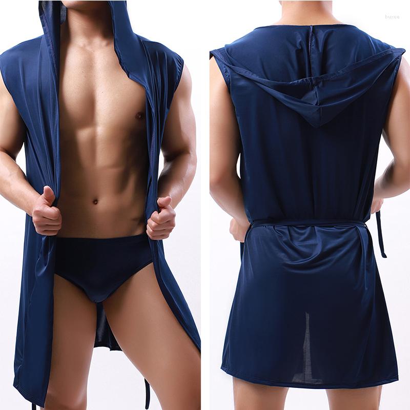 Men' Sleepwear Summer Dress Erotic Bath Robe Men Sexy Pajamas Silk Pijama Hombre Hooded Bathrobe Nightgown Male Pyjamas Kimono, Gray
Men' Sleepwear Summer Dress Erotic Bath Robe Men Sexy Pajamas Silk Pijama Hombre Hooded Bathrobe Nightgown Male Pyjamas Kimono, Gray